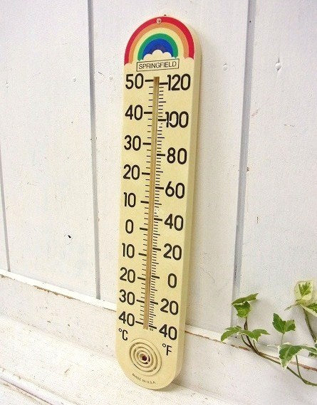 【SPRINGFIELD】レインボー柄・ヴィンテージ・温度計/サーモメーター USA