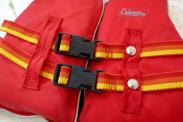 Coleman コールマン 80s ビンテージ 子供用 ライフジャケット 救命胴衣 マリンスポーツ