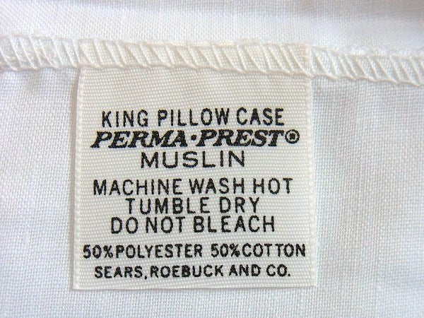 【Sears】シアーズ・花柄・デッドストック・ヴィンテージ・ピロケース/枕カバー USA