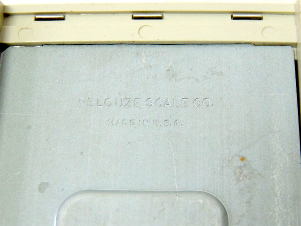 【1980年代・PELOUZE】カラフルな文字盤&ウッド柄・ビンテージ・ポスタルスケール/郵便はかり