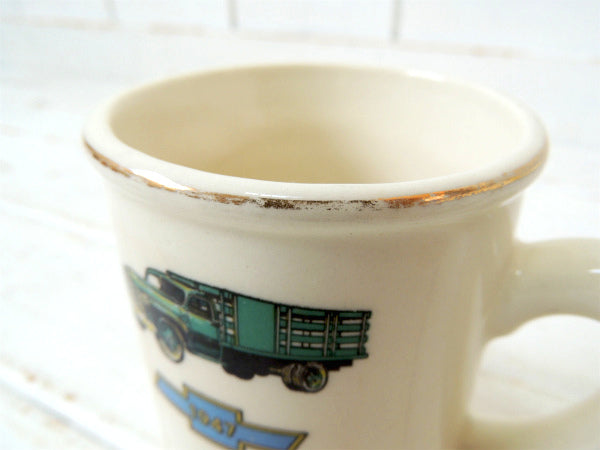 【CHEVROLET・トラック・1947y】シボレー・陶器製・ノベルティ・ビンテージ・マグカップ