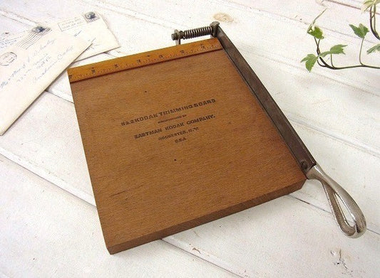 【KODAK/コダック/NY】裁断機・箱付き・ヴィンテージ/カッティングボード/トリミングボード