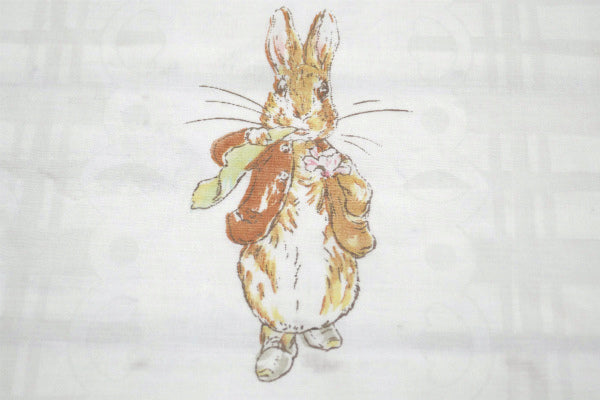 【ピーターラビット】Peter Rabbit・イギリス絵本・ヴィンテージ・USEDフラットシーツ