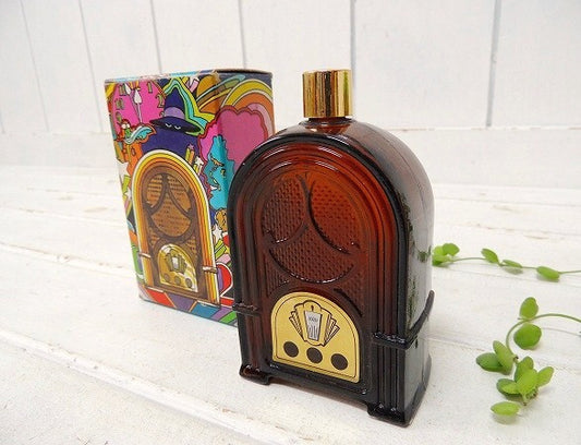 【AVON/アンティークなラジオ型】ヴィンテージ・箱付き・コロンボトル/瓶