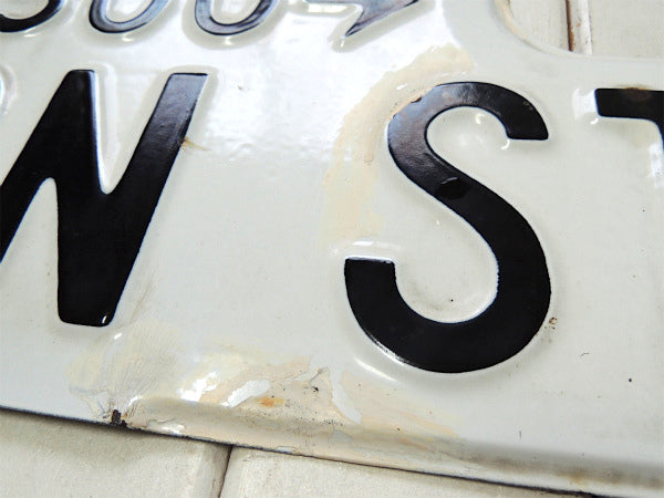 3500→・ETON ST. ホーロー製・ヴィンテージ・ストリートサイン・看板・USA