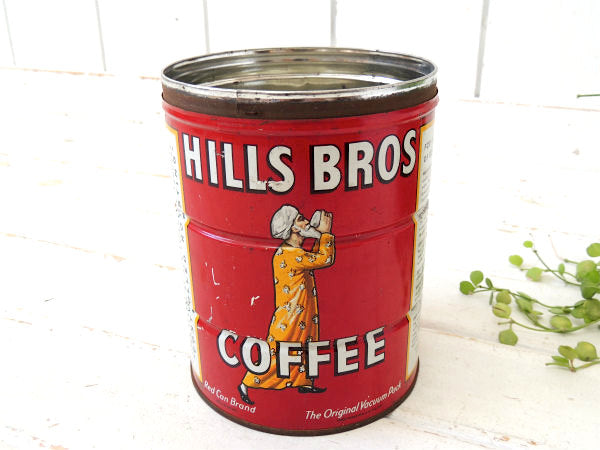 アメリカ・サンフランシスコ・コーヒー・HILLS BROS COFFEE・ヴィンテージ缶・Tin缶