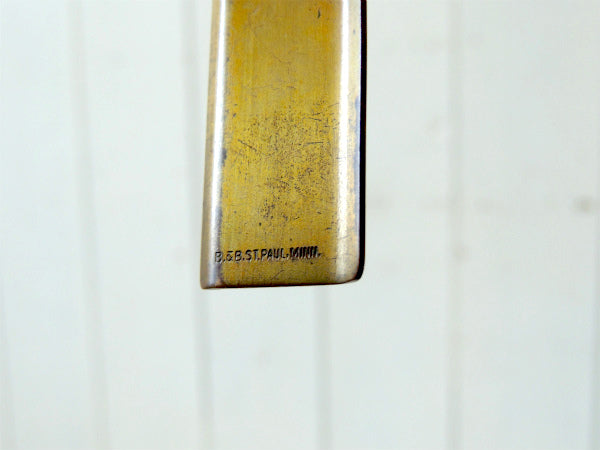 【WESTERN】真鍮製・アドバタイジング・ビンテージ・ペーパーナイフ・レターオープナー・US