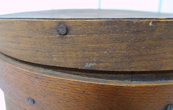 USA!アーリーアメリカン・木製・アンティーク・ウッドバレル/バスケット/樽