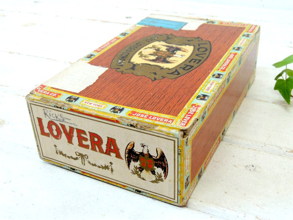 【LOVERA・イーグル・NY】タバコ&葉巻のヴィンテージ・シガーケース・シガーボックス
