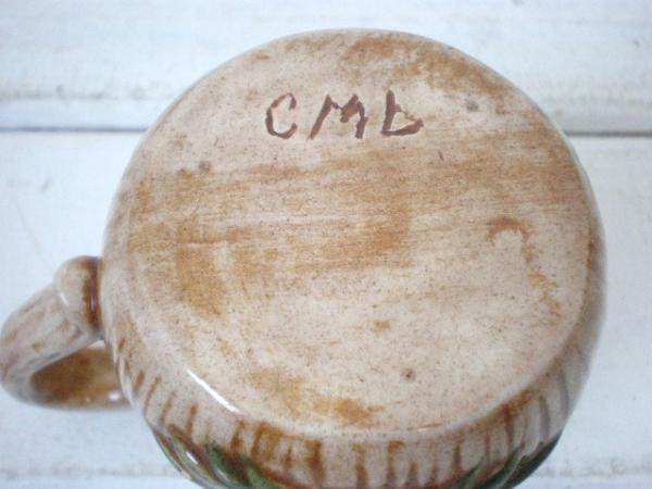 きのこ柄 70’sヴィンテージ・マグカップ