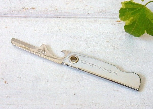 【SPRAYING SYSTEM】ノベルティ・デッドストック・ヴィンテージ・ナイフ&栓抜き USA