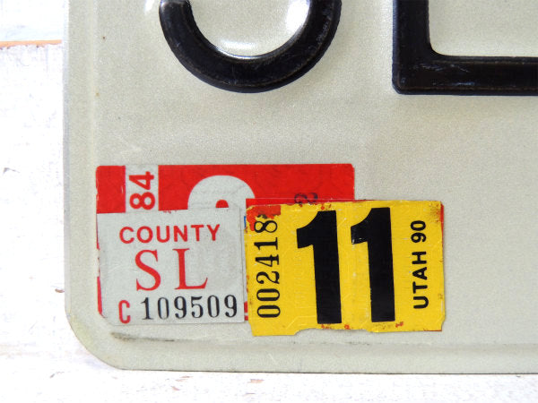 【ユタ州・SLT 296】ヴィンテージ・ナンバープレート・カーライセンス・アメリカ合衆国