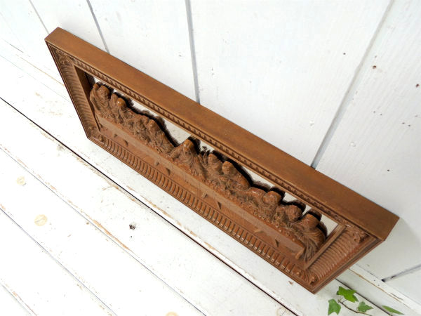 最後の晩餐・USA ヴィンテージ・壁飾り・壁掛け鏡・パブミラー・鏡・ミッドセンチュリー