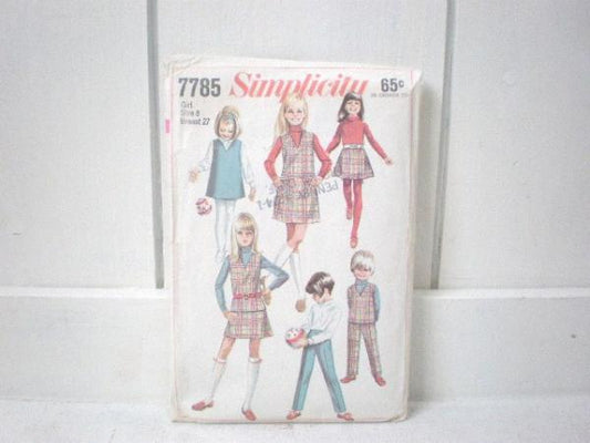 USA ガールズのヴィンテージ型紙・3種