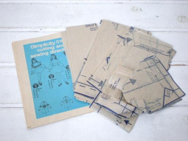 USA ガールズのヴィンテージ型紙