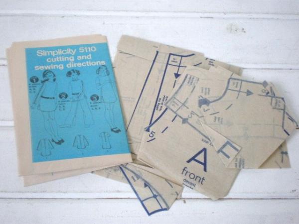 USA ガールズのヴィンテージ型紙・3種