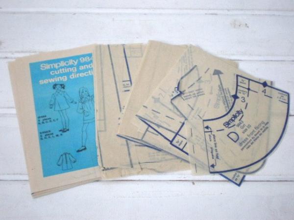 USA ガールズのヴィンテージ型紙