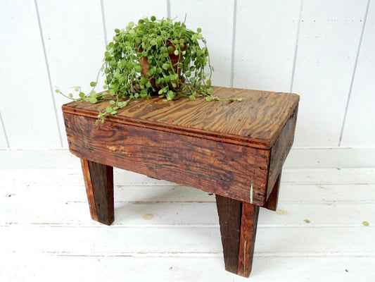 ロサンジェルス・ドリンク・木箱 ヴィンテージ・スツール・踏み台・ローチェア USA