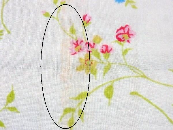 小花柄・ヴィンテージ・ユーズドシーツ(ボックスタイプ) USA