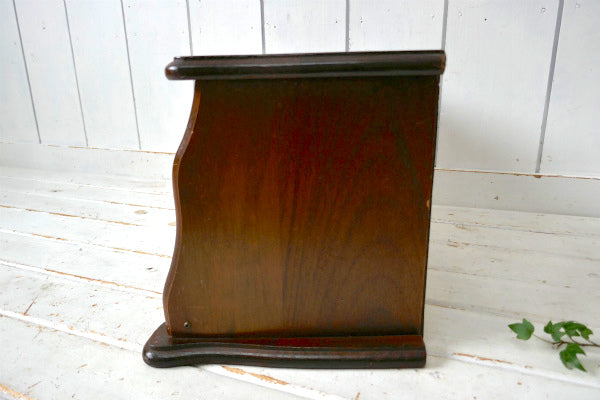 カントリー チューリップ  木製 ヴィンテージ ブレッドケース ブレッドボックス 木箱 キッチン収