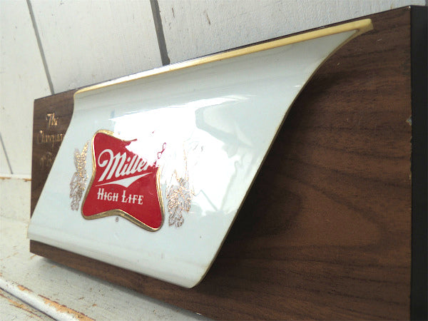 【MILLER】ミラービール・アドバタイジング・60'sヴィンテージ・サイン・看板・壁飾り・BAR