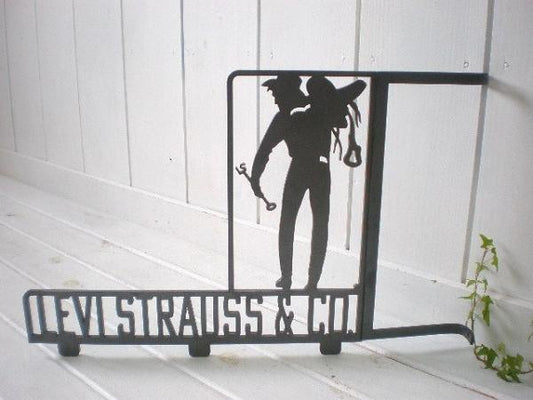 リーバイス/サドルマン 店頭用ヴィンテージ・サイン/看板 USA