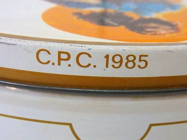 ノーマンロックウェル Sunset サンセット 80's ヴィンテージ・ティン缶 ブリキ缶 US