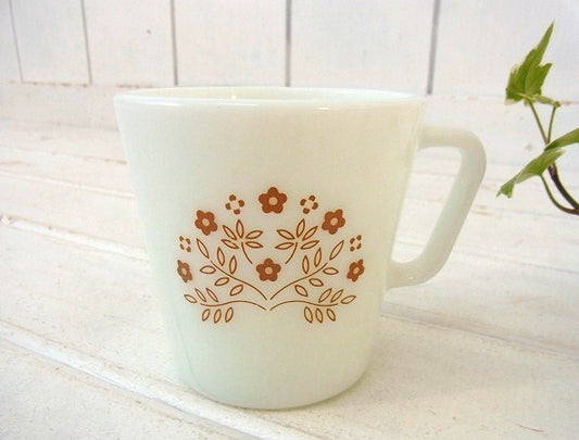 【PYREX】パイレックス・サマーインプレッション・ブラウン・マグカップ USA