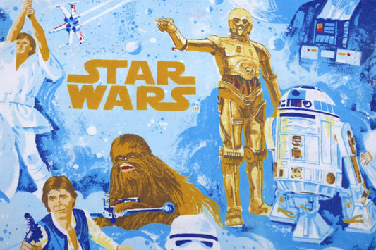 スターウォーズ STAR WARS SF映画 70's ヴィンテージ ユーズドシーツ(1/2) ハーフシーツ USA