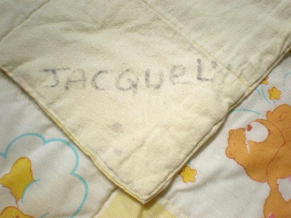 ケアベア キルティング キュートなベビー布団 キャラクター 生地 クマ USA