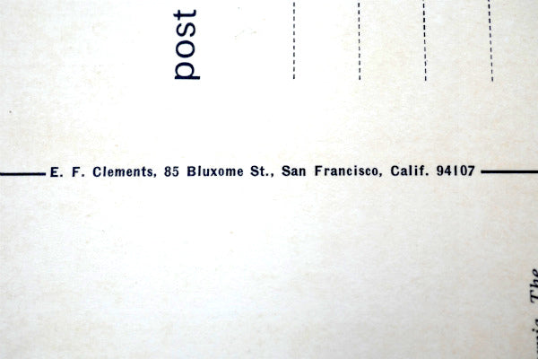アメ車 1950~1960s クラシックカー・カリフォルニア・ビンテージ・ポストカード・絵葉書 US