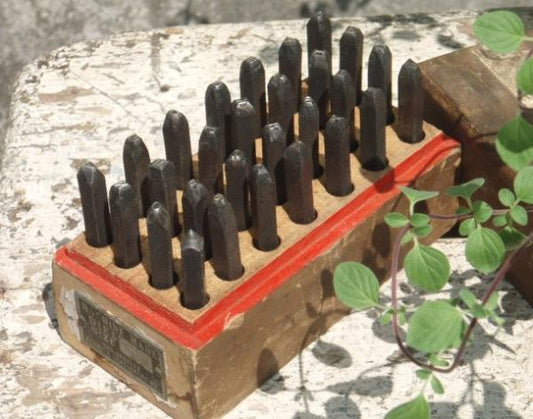 アイアン製 アルファベット・スタンプマーカーセット