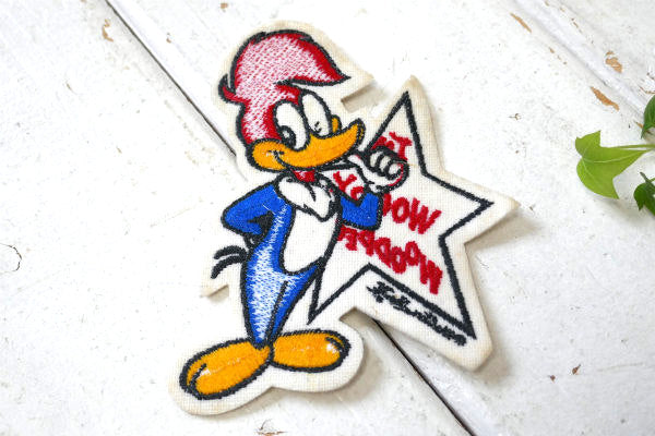 ウッディー・ウッドペッカー キャラクター ヴィンテージ・刺繍・ワッペン ウォルター・ランツ