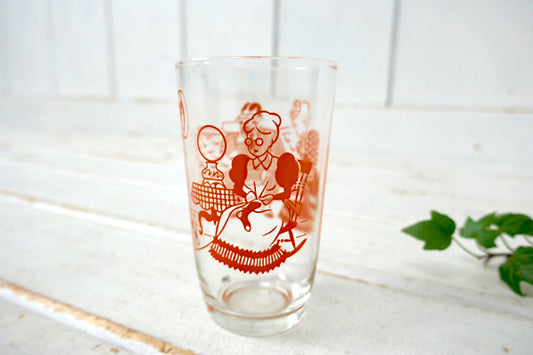 ヘーゼルアトラス スワンキー Swanky Swigs ヴィンテージ グラス ガラスコップ USA