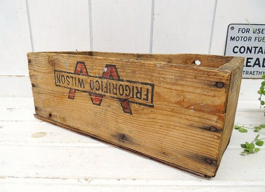 【WILSON'S】コンビーフ・ヴィンテージ・ウッドボックス/木箱 USA