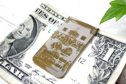 WIN FnU7X No.7 USA 競馬 レース・1977・ヴィンテージ・マネークリップ