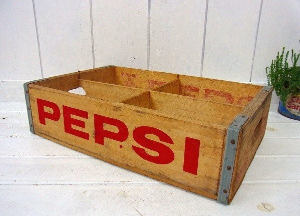 1940's ペプシコーラ 木箱 ボトルクレート-