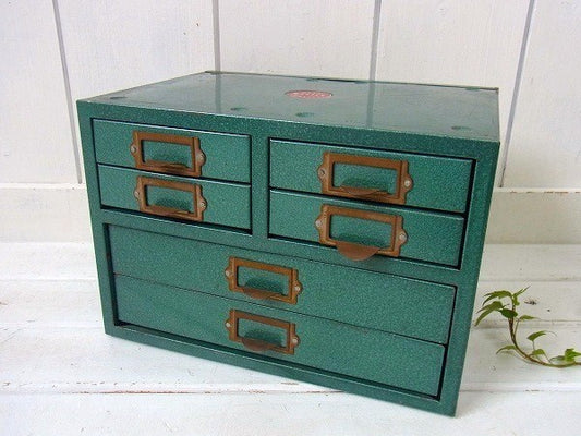 【WARDS MASTER QUALITY】4段式のアンティーク・卓上チェスト/引き出し/シェルフ