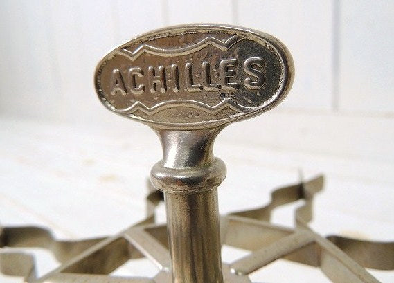 【ACHILLES】アキレス社・スチール製・回転式・アンティーク・スタンプホルダー(8個用)