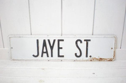 ヴィンテージ ブリキ製・ストリートサイン USA