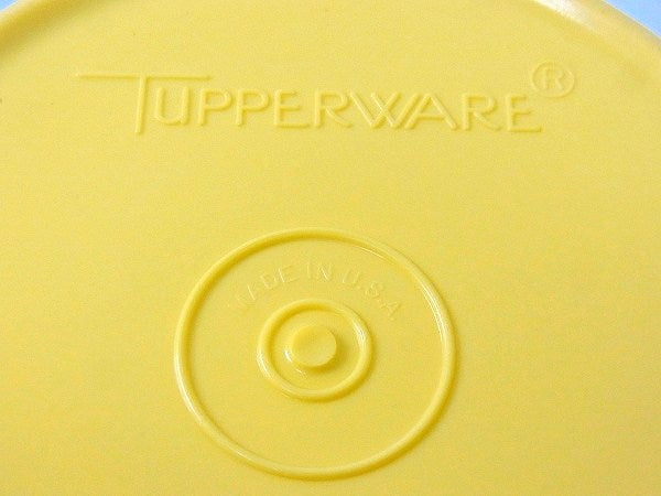 【タッパーウェア】Tupperware・イエロー・ヴィンテージ・キャニスター・2個セット USA