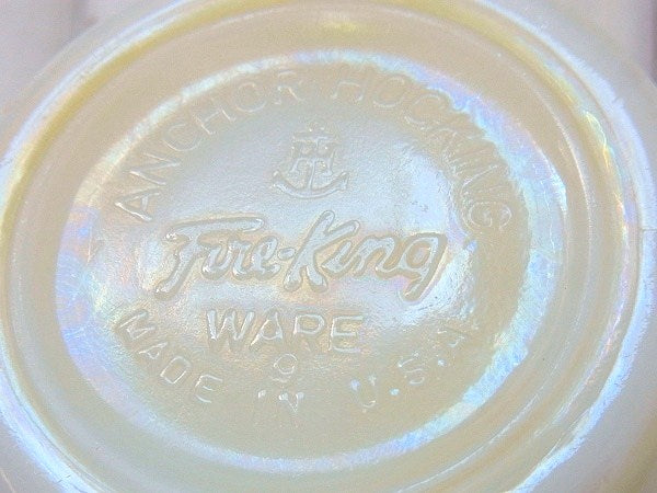 【Fire King】ファイヤーキング・スーパーフルーツ・レモン・マグカップ