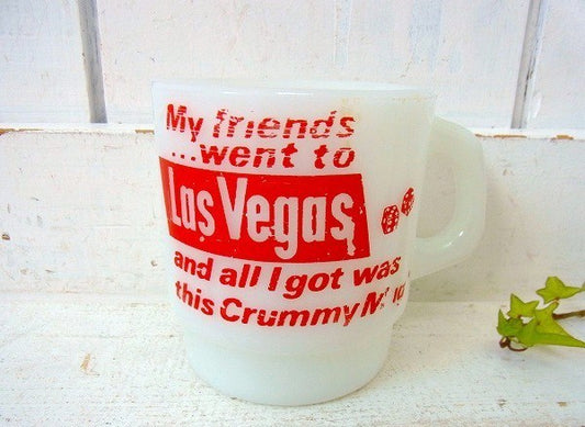 【Fire King】ファイヤーキング・ラスベガス・スーベニア・マグカップ/Las Vegas