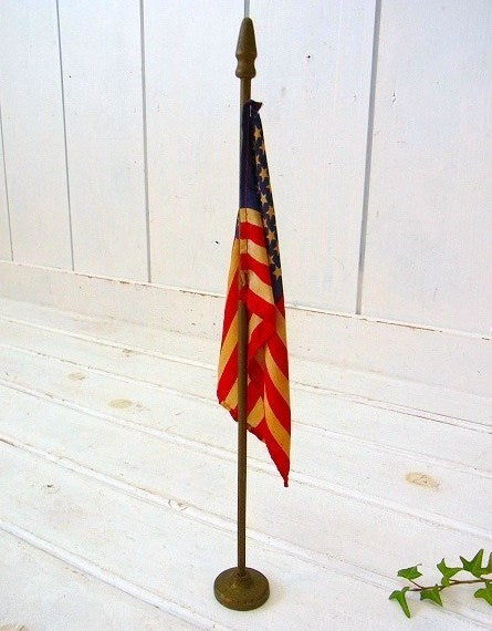 48星・ヴィンテージ・卓上・星条旗/アメリカンフラッグ USA