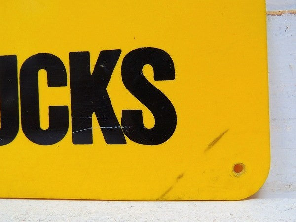 CAUTION 注意 トラック&フォークリフト ヴィンテージ・サイン 看板 USA 工場 ガレージ