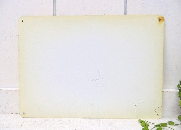 【THINK/DON'T TRY TO..】ヴィンテージ・サイン/看板/USA/工場/ガレージ