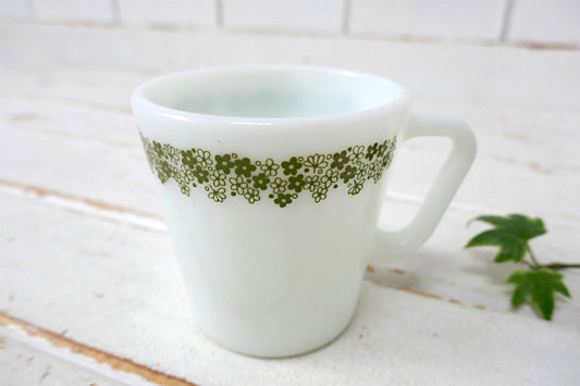 PYREX オールドパイレックス スプリングブロッサム ヴィンテージ マグカップ 食器 ミルクガラス