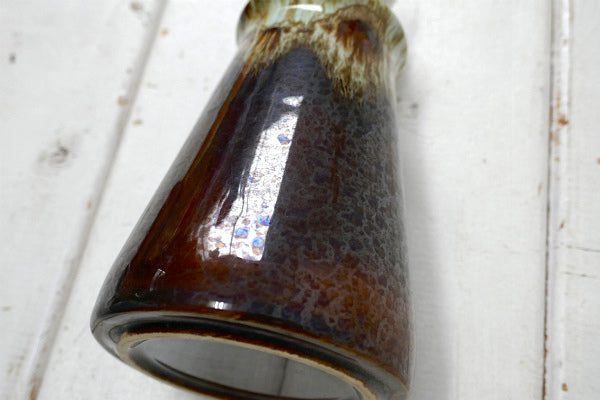 ミッドセンチュリー ポッタリー 重ね掛け レトロ ヴィンテージ ジャグ フラワーポット 花瓶 USA