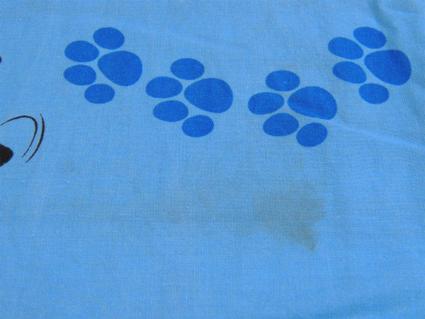 【スクービードゥー】ベビーサイズ・USEDフラットシーツ/キャラクター生地