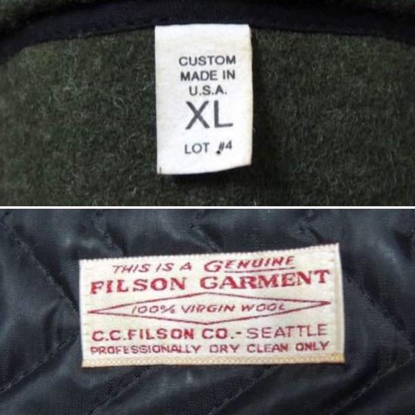FILSON GARMENT フィルソン 100% ウール製 ヴィンテージ キャップ 耳あて USA